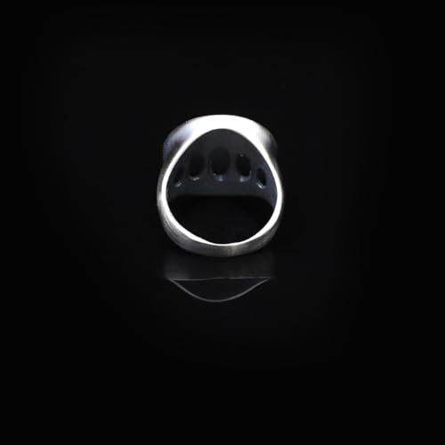 Handmade Medusa Pinky Signet Ring - 925 Sterling Silver Men's Jewelry, Mythology Ring with Silver Polishing Cloth Gift - 2