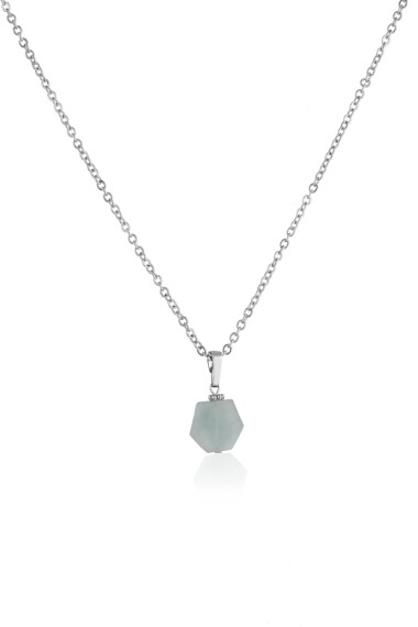 Moonstone Necklace Sterling Silver, 925K Moonstone Necklace Sterling Silver, Rainbow, Gift for Her,Gift for Him - 1