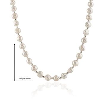 Pearl Necklace Men,Men Pearl Necklace,Pearl Necklace,pearl Necklace for Men,Gift for Him,Gift Her - 4
