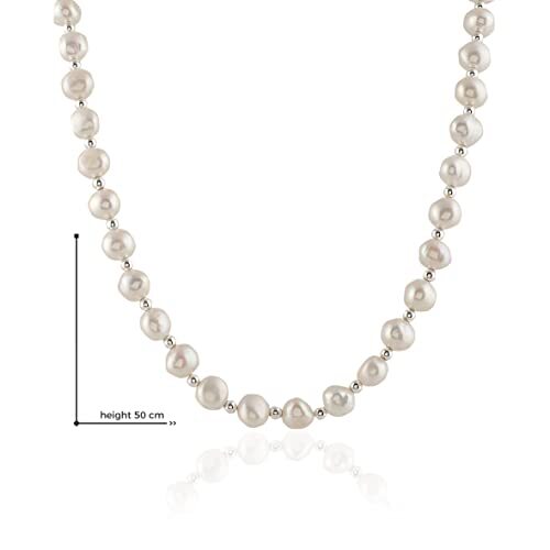 Pearl Necklace Men,Men Pearl Necklace,Pearl Necklace,pearl Necklace for Men,Gift for Him,Gift Her - 4