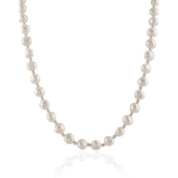 Pearl Necklace Men,Men Pearl Necklace,Pearl Necklace,pearl Necklace for Men,Gift for Him,Gift Her - 1
